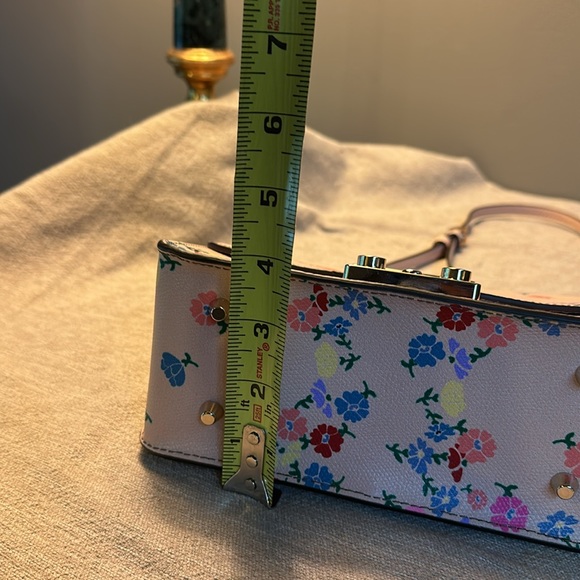 Furla Floral Beige Crossbody Bag - Picture 15 of 16